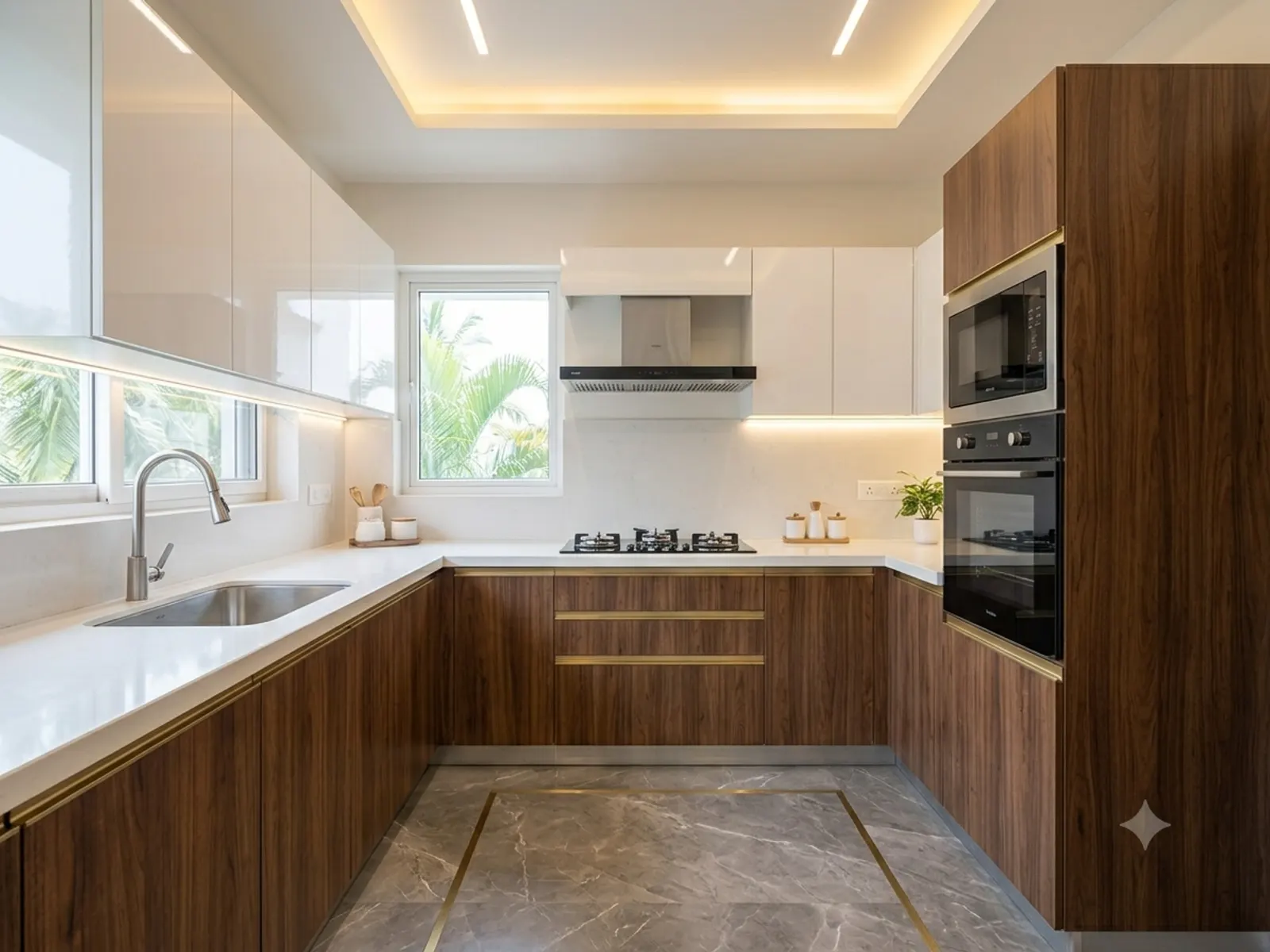 Apartment modular kitchen